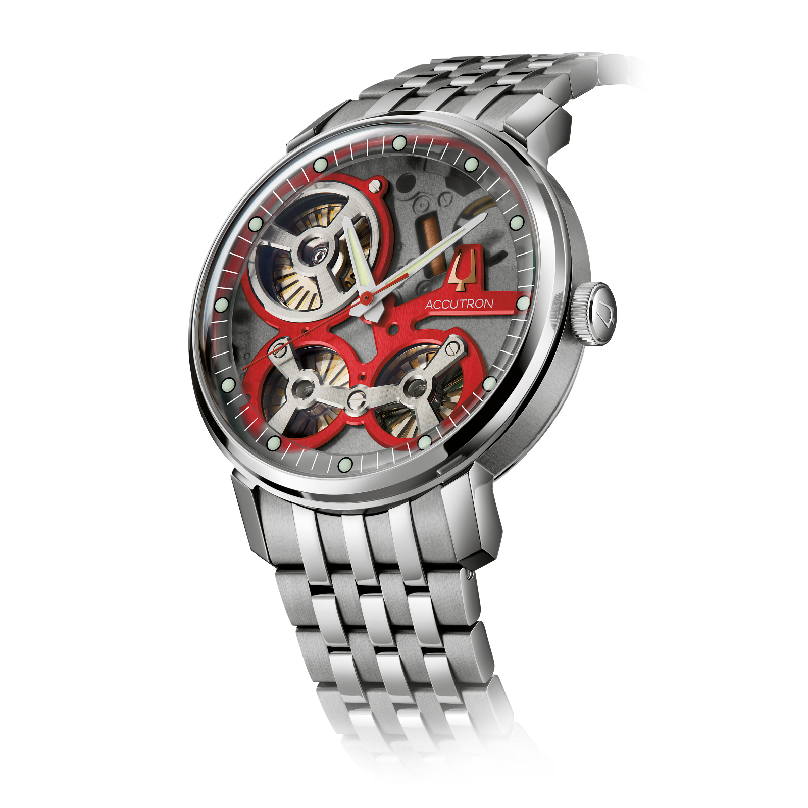 Accutron  Spaceview 2020 X Redbar Watch 2ES6A008