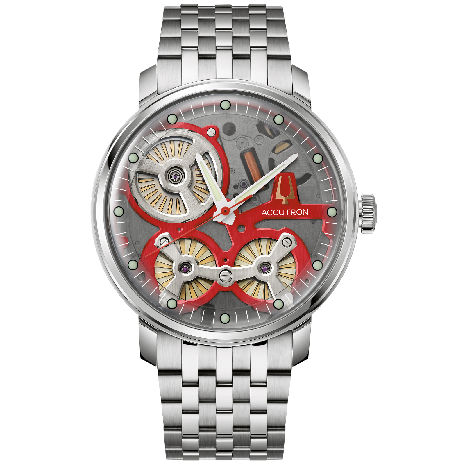 Accutron  Spaceview 2020 X Redbar Watch 2ES6A008