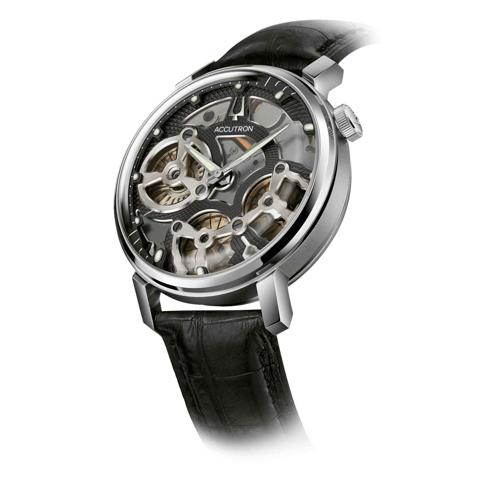 Accutron Accutron Stainless Steel Astronaut Mens Watch Watch 26A210