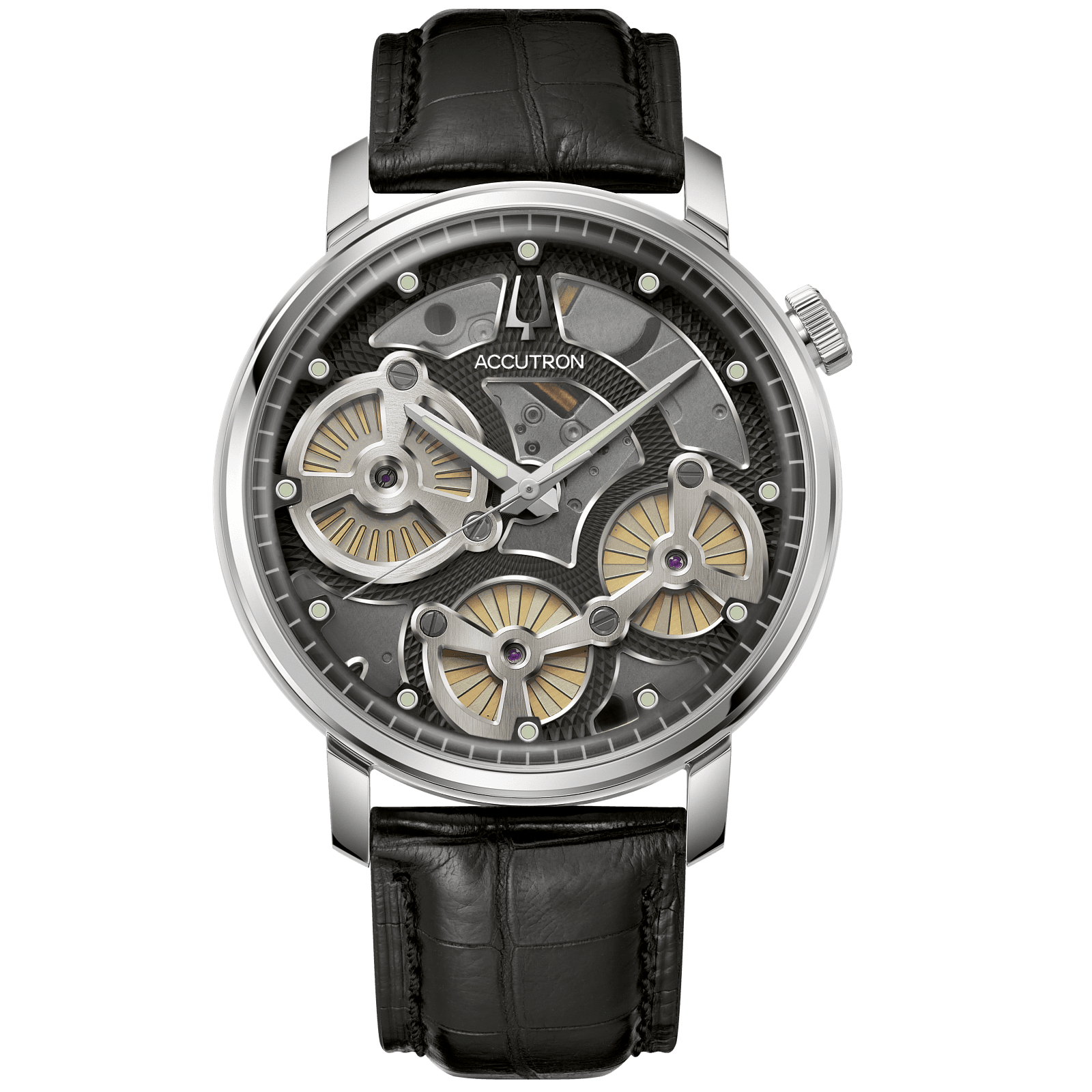 Accutron Accutron Stainless Steel Astronaut Mens Watch Watch 26A210