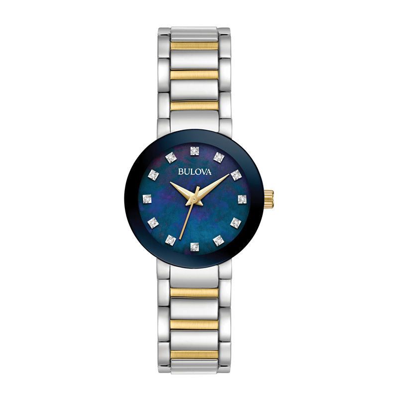 Bulova Bulova Women's Modern Futuro Diamond Accent Two-Tone Watch 98P157