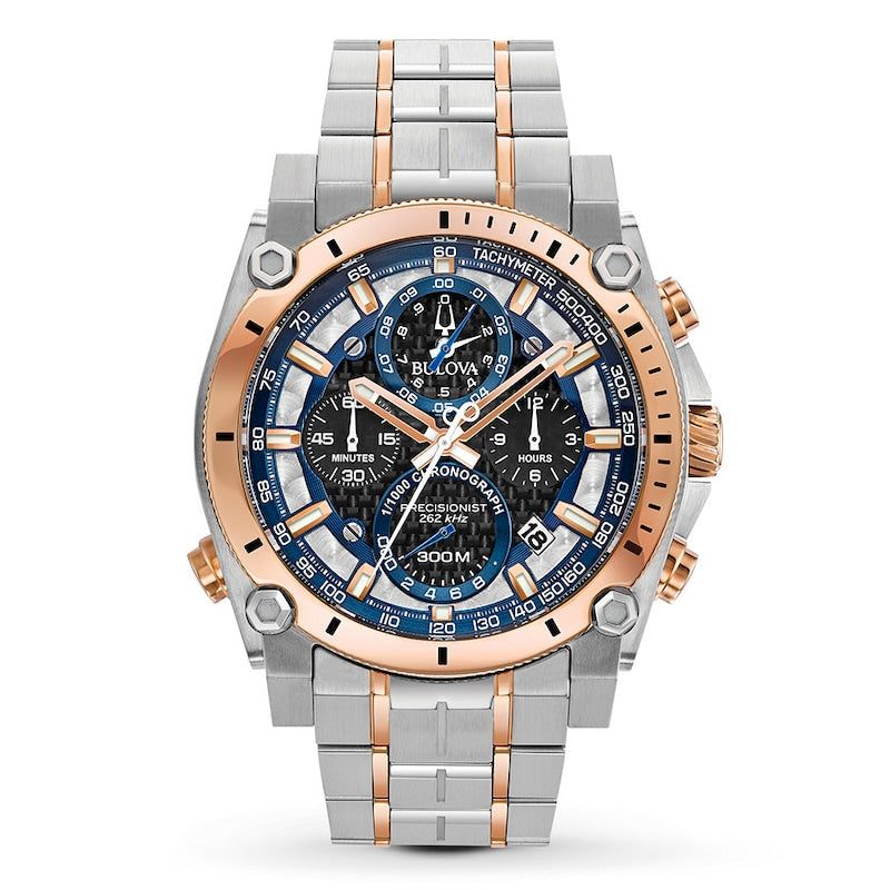 Bulova Bulova Men's Precisionist Champlain Chronograph Two-Tone Watch 98B317