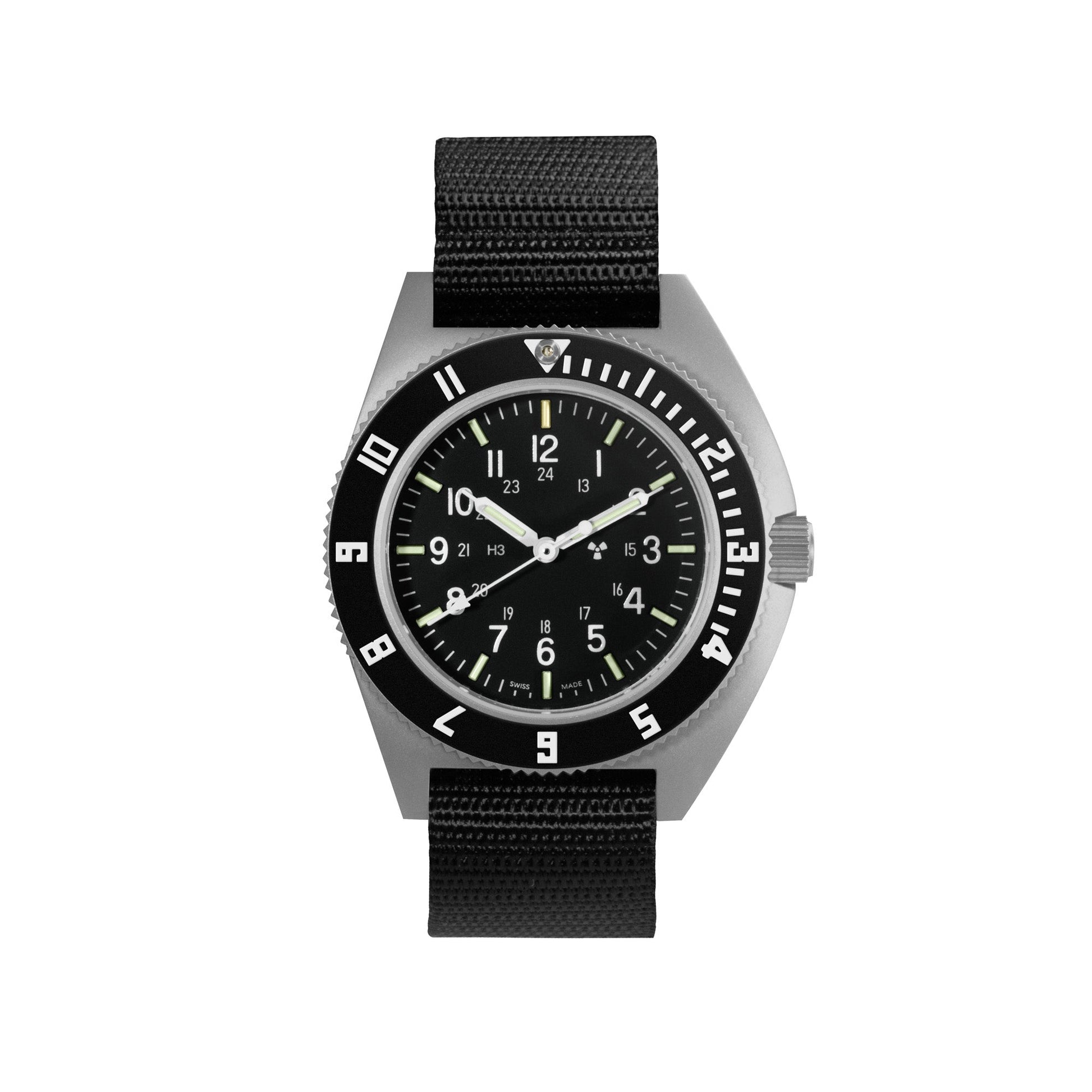 Marathon Steel Navigator Ssnav On Ballistic Nylon 41mm WW194001SS-0801