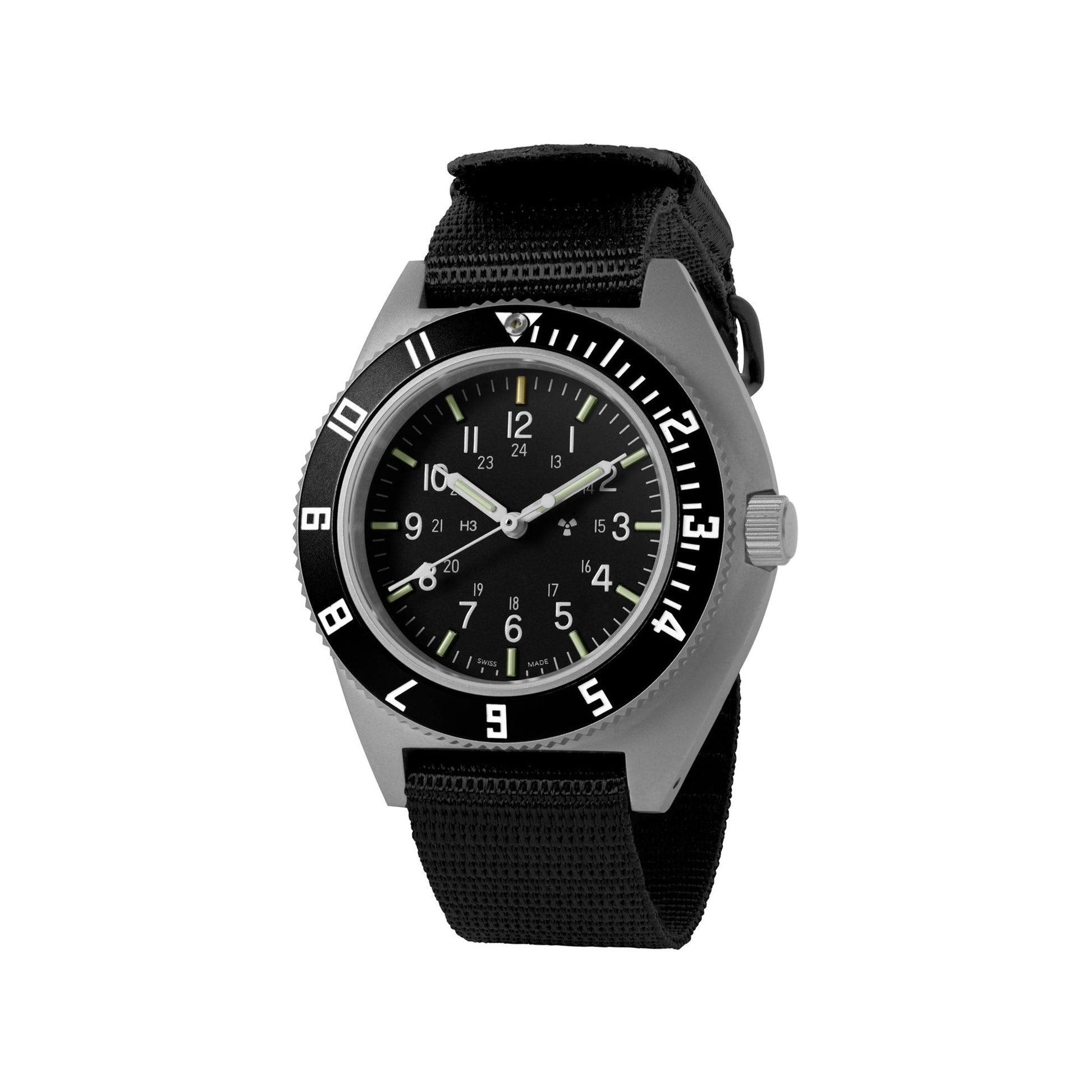 Marathon Steel Navigator Ssnav On Ballistic Nylon 41mm WW194001SS-0801