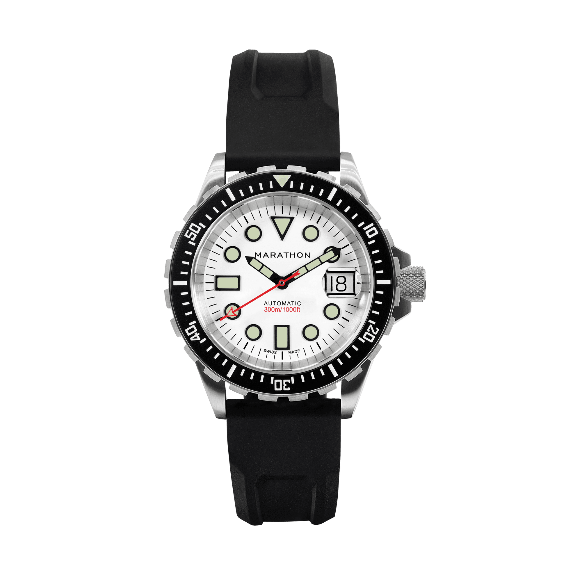 Marathon Arctic Original Sar W Date On 3 Piece Rubber Strap Kit Osar D 41mm WW194006SS-2530