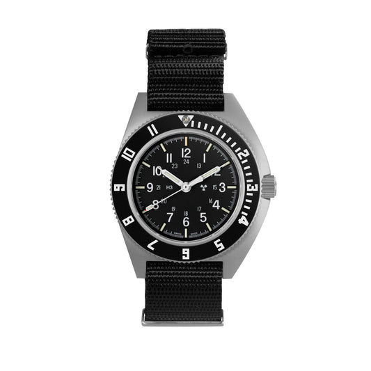 Marathon 41mm Steel Navigator Automatic (SSNAV Auto) on Nylon DEFSTAN WW194029SS-0803