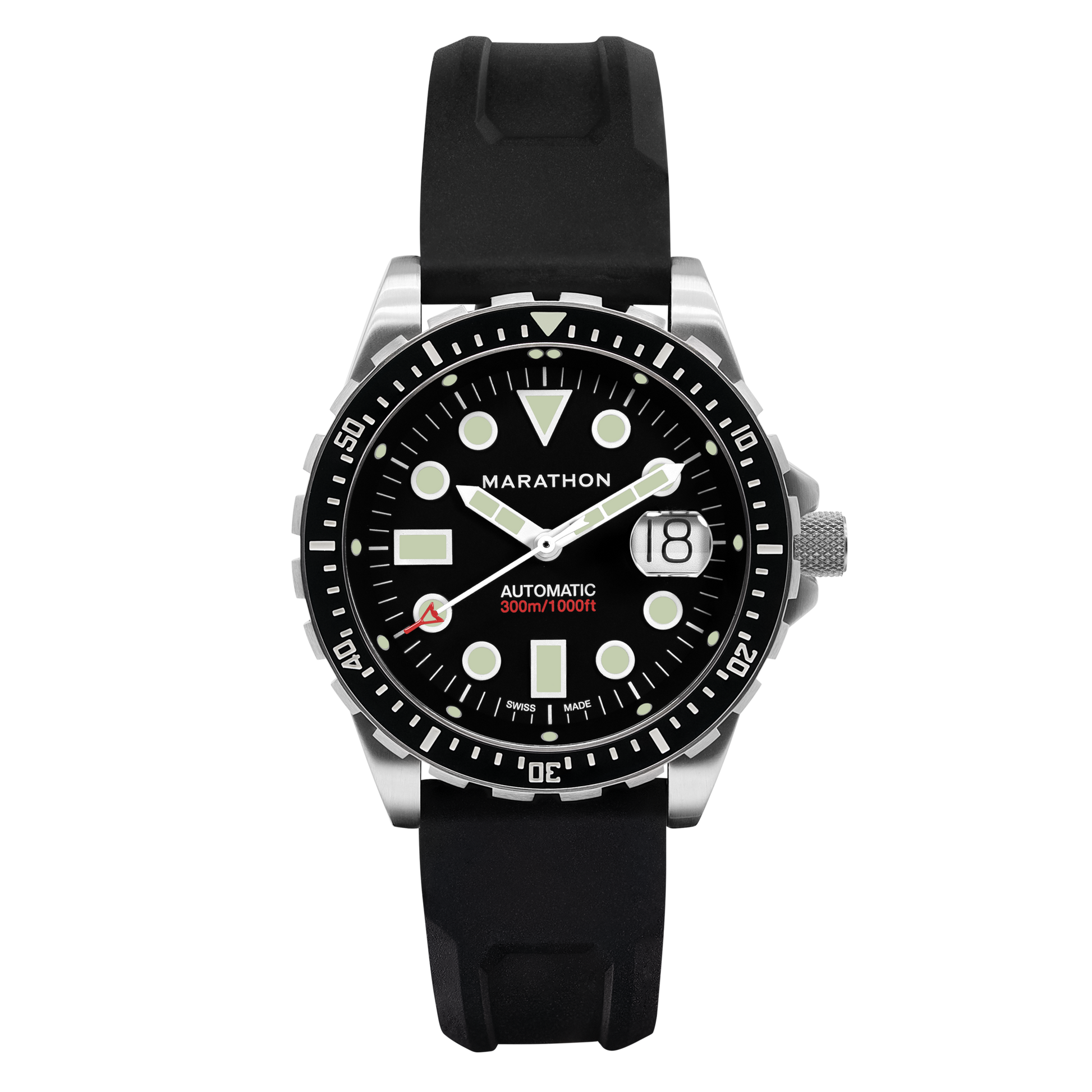 Marathon Original Sar W Date On 3 Piece Rubber Strap Kit Osar D 46mm WW194037SS-2030