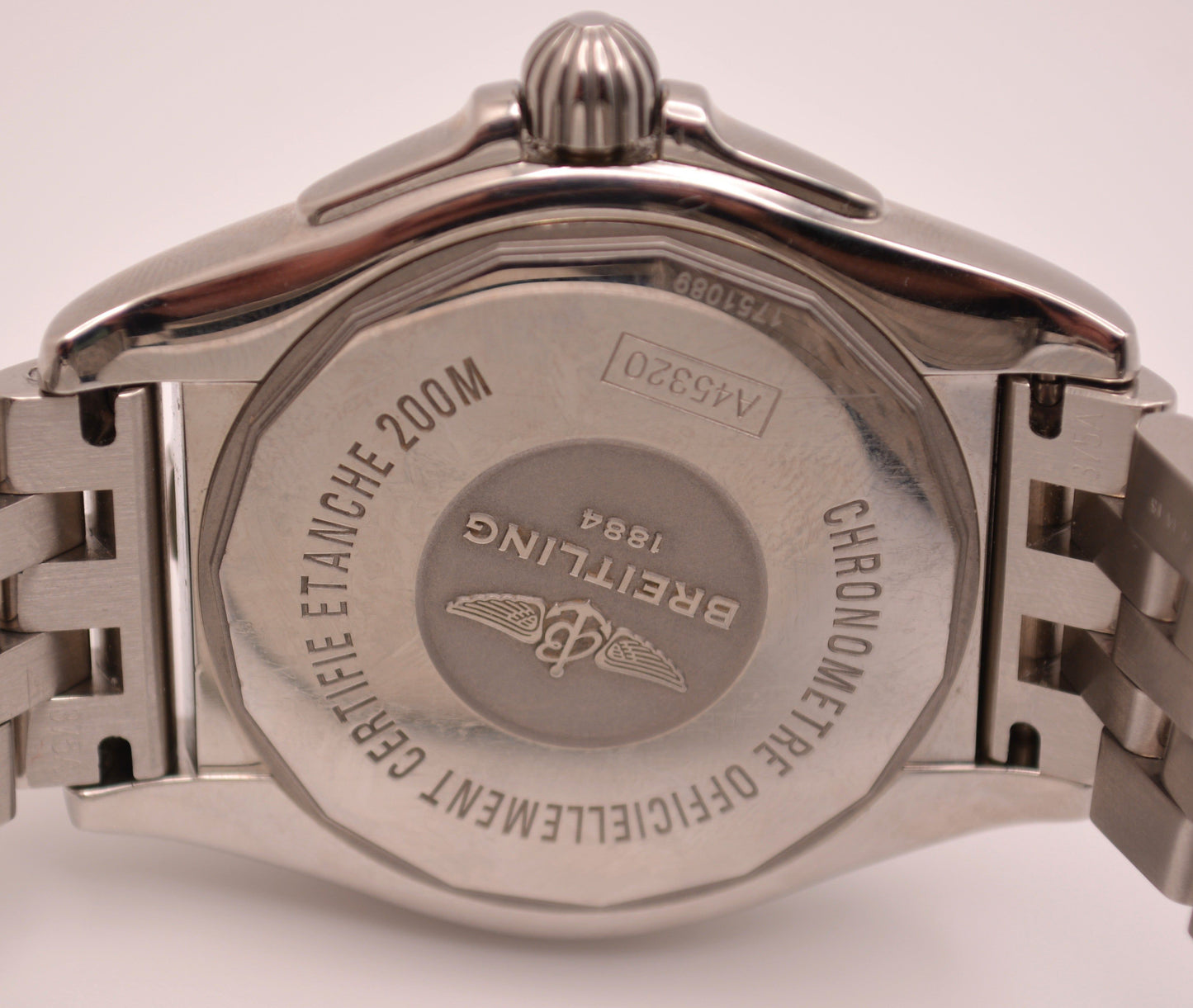 Breitling Galactic 44 Silver A45320B9.G797.375A