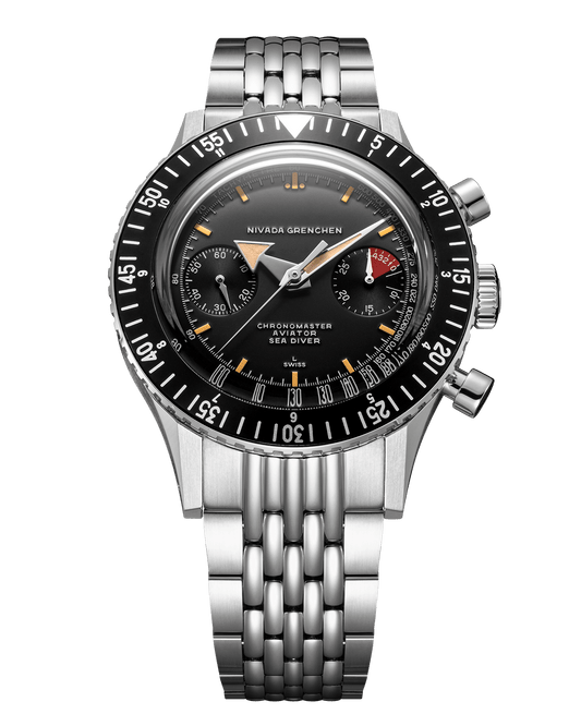 Chronomaster Broad Arrow 41mm on Beads of Rice Bracelet
