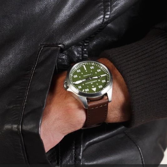 Hamilton Khaki Aviation Pilot Day Date Auto H64635560
