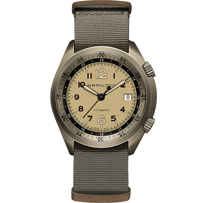 Khaki Aviation Pilot Pioneer Aluminium