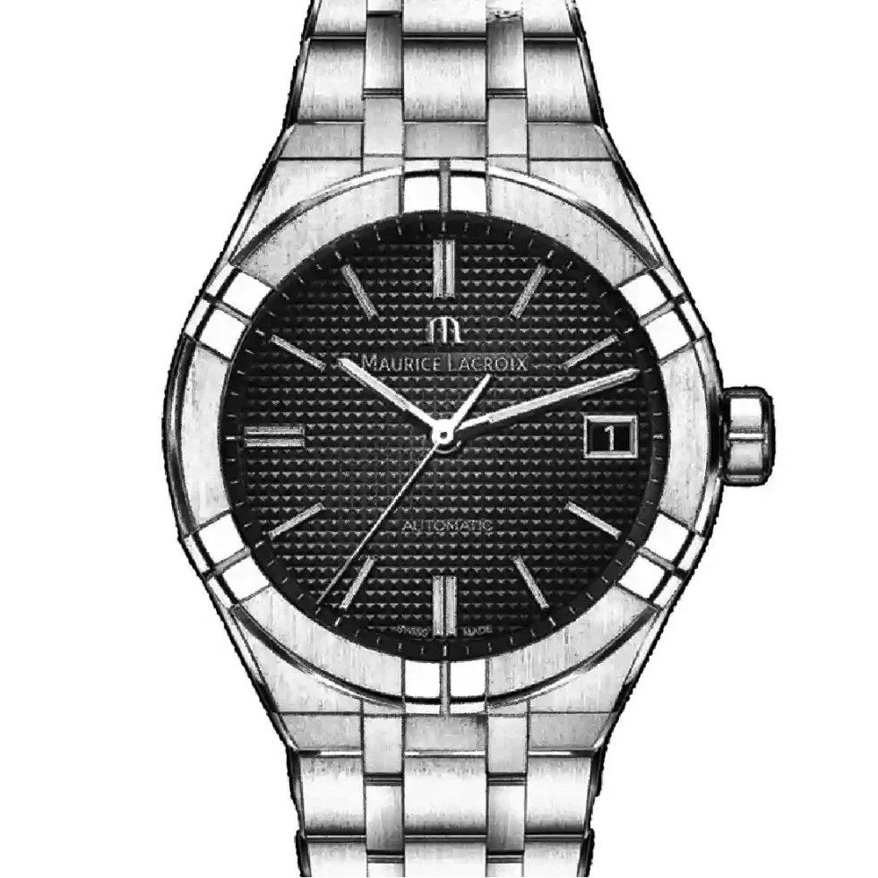 Maurice Lacroix Aikon Automatic Black 39mm AI6007-SS00F-330-A