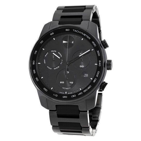 【〜4/21 23:30】ブローウィン、カゲロウ　セット Movado Bold Verso Chronograph Quartz Black Dial Men's Watch