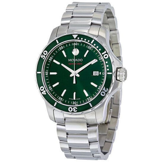 Movado Movado Series 800 Green Dial Stainless Steel Men's Watch 2600136