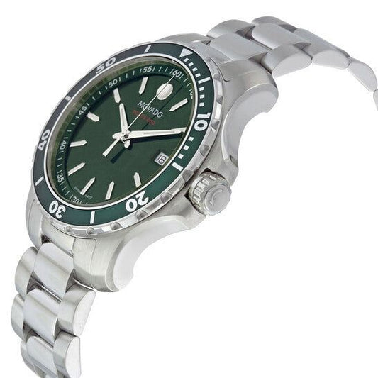 Movado Movado Series 800 Green Dial Stainless Steel Men's Watch 2600136