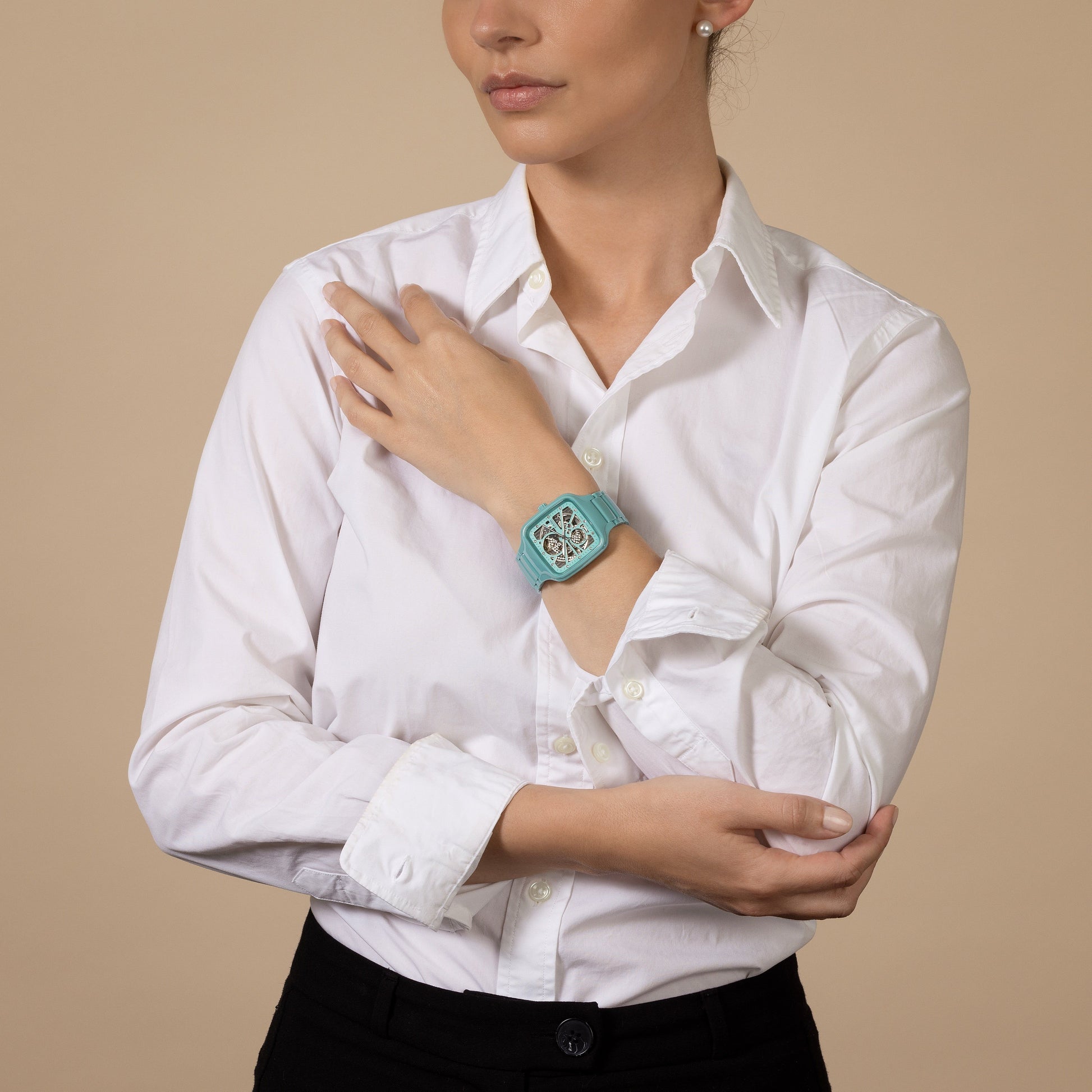 True Square Automatic Open Heart R27176712